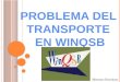 Software modelo de transporte(WINQSB)