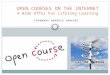 Open courses on the Internet