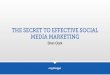 Brian Clark - The Secret To Truly Effective Social Media Marketing