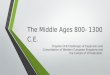 His 101 ch 7c and ch 8 the middle ages 800  1100 fall 2014