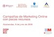 Marketing online con pocos recursos imade 2009