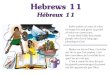 Hébreux 11 - Hebrews 11