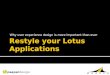 Webinar: Restyle your Notes Applications