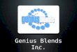 Genius blends keynote presentation