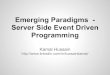 Event driven programming -- Node.JS