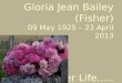 Gloria Bailey - Her Life