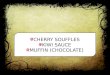 CHERRY SOUFFLES KIWI SAUCE MUFFIN (CHOCOLATE)