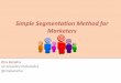 Simple Segmentation Method for Marketers