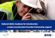 London Construction Provider Partnership support