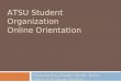 Student Organization Online Orientation