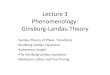 Lecture 3 gl theory