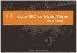 Local SEO for Music Teachers