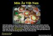 Mon An Viet Nam Tinh Hoai Huong
