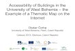 Accessibility of Buildings in the University of West Bohemia – the Example of a Thematic Map on the Internet