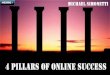 Four Pillars of Online Success