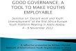 AEYP_ Good governance  a tool to make youths employable
