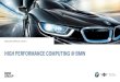 ODCA Board Best Practice: High Performance Computing at BMW