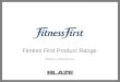 Fitness first product range