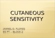 Psychology Cutaneous Sensitivities