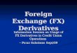 Foreign Exchange (Fx) Derivatives