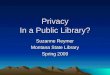 Montana Library Privacy Issues