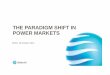 Paradigm shift in power markets   Stefan Göbel