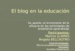 El blog en la educacion