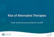 Janice Besch - National Institute of Complementary Medicine (NICM) - Rise of alternative therapies in PHI policies