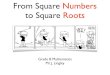 From Square Numbers to Square Roots (Lesson 2)