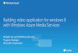 Building video application on windows 8 with Windows Azure Media Services