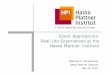 Event Applications: Real-Life Experiences at the Hasso Plattner Institute