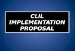 Clil implementation proposal
