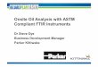 Steve dye  onsite oil analysis with astm compliant ftir intruments