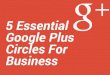 5 essential google plus circles for business