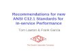 Summary of ANSI C12 1 Section 5 Changes