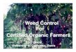 Weed Control for Organic Farmers