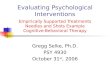 Evaluating Psychological Interventions Empirically Supported 