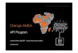 Orange AMEA APIs presentation for Telecom APIs 2014