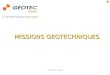 Missions geotechnques geotec
