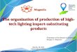 The organization of production of high-tech lighting import-substituting products