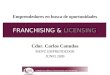 Franchising & Licensing - Menu Emprendedor