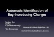 Automatic Identification of Bug-Introducing Changes