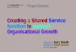 Creating a Shared Service Function to Support Organisational Growth