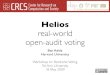 Helios - Real-World Open-Audit Voting