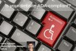 Is your website ADA-compliant?