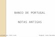 NOTAS ANTIGAS - BANCO DE PORTUGAL