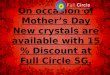On occasion of Mother’s Day new crystals are available with 15 % Discount at Full Circle SG