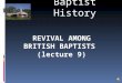 Baptist history ppt 3 a