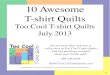 Awesome Too Cool T-shirt Quilt Photos