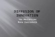 Diffusion of innovation & PBL